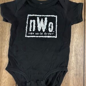 NWO black infant onesie 18 months